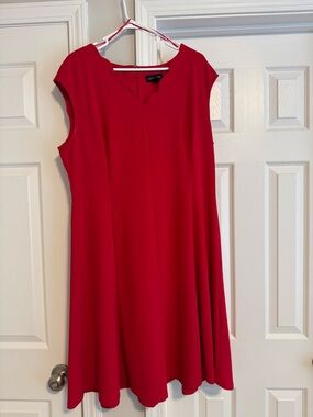 Liz Claiborne Red Sleeveless Dress